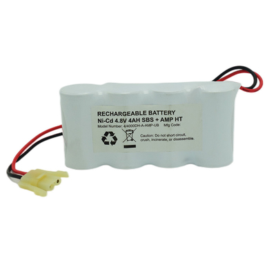 Paquet de batterie de 55 degrés D4000mAh Nicd 4.8V pour l'éclairage de secours