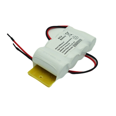 paquet de batterie rechargeable de 4.8V C2500mAh NiCd pour l'éclairage de secours