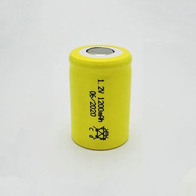 cellule de la batterie cadmium-nickel 1200mAh 1,2 V pour l'éclairage de secours