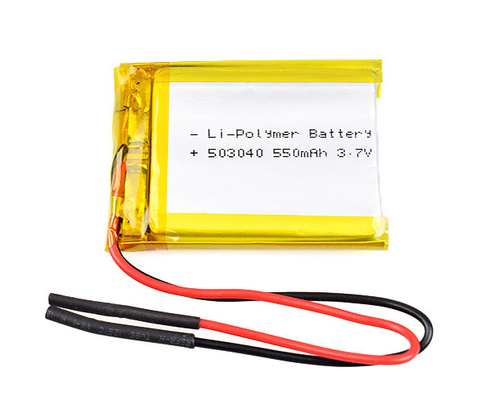 12.5g lithium Ion Battery 3,7 dispositifs de V 550mAh Li Polymer Cell For Mobile