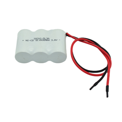 Type de bâton de la batterie 1600mAh 3.6V de la lumière Ni Cd de secours de SC
