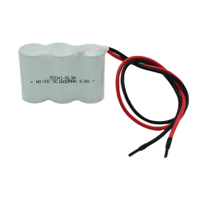 Type de bâton de la batterie 1600mAh 3.6V de la lumière Ni Cd de secours de SC