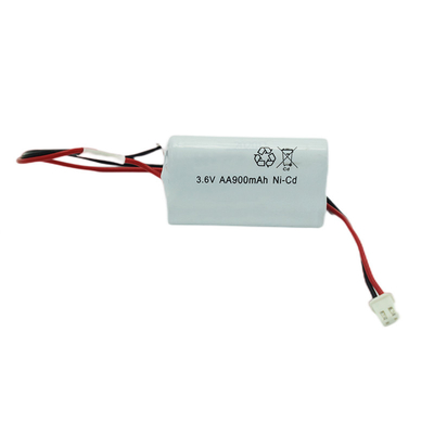 Batterie 900mAh 3.6V 500 fois de cycle de vie de la batterie 900mAh 3.6V de Cd de Ni de lumière de secours d'aa