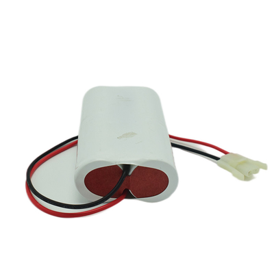 Paquet côte à côte de batteries de lumière de sortie de secours 4,8 volts D40000mAh NiCd