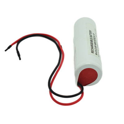 Ni Cd D4000mah 2.4 Volt sortie de lumière batteries type bâton avec PVC blanc