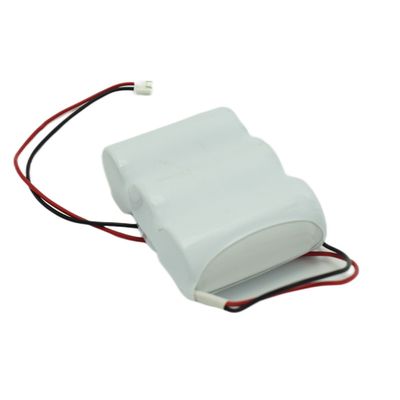 Côte à côte les batteries de lumière de sortie de secours emballent 3,6 V C2500mAh NiCd 64g