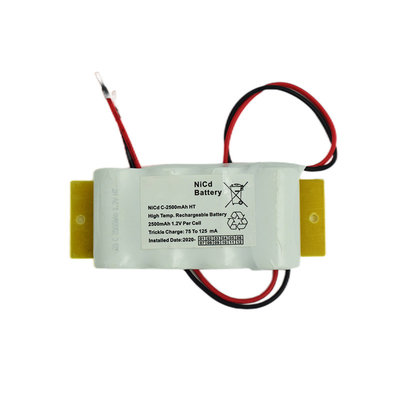 Batterie 2500mAh 4.8V de Cd de Ni de lumière de secours de taille de C côte à côte