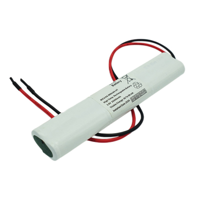 3,6 V SC1800mah Ni Cd Exit Light Batteries Type de bâton double