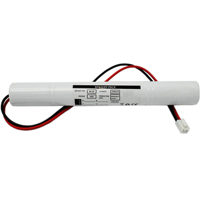 charge de la batterie rechargeable 4.8V 0.1C de batteries de lumière de sortie de secours 2500mah