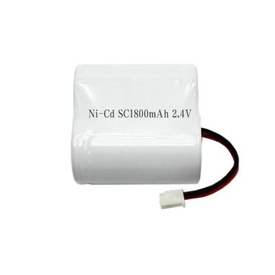 Paquet de batterie de Cd de Ni de lumière de secours de SC1800mah batteries de 2,4 volts