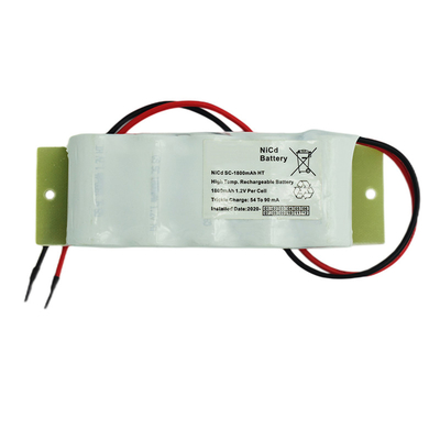 batterie 1800mAh de Cd de Ni de lumière du secours 6.0V 500 cycles de périodes