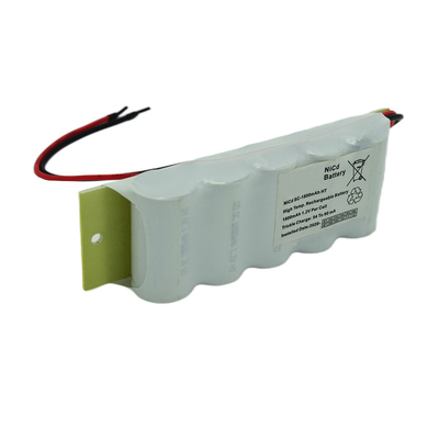 batterie 1800mAh de Cd de Ni de lumière du secours 6.0V 500 cycles de périodes