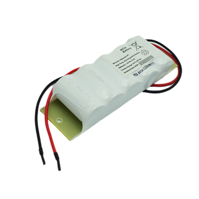 Paquet de batterie de Cd de Ni de la batterie 6.0v de signe de sortie de secours de SC1800mah