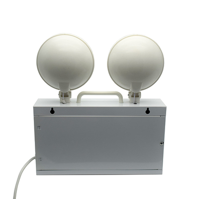 Blanc extérieur de lumière de tache jumelle de secours de LED 3W 6500K 3 heures de temps de durée