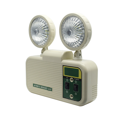 La droite en plastique a non illuminé la lumière jumelle 3W 6500K de tache de secours de LED