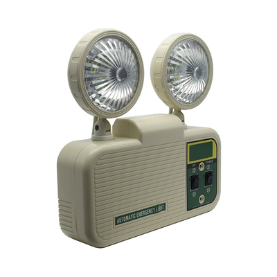 La droite en plastique a non illuminé la lumière jumelle 3W 6500K de tache de secours de LED