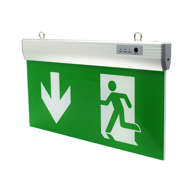 Batterie verte double AC85 dégrossi - 265V 50/60H de signe de sortie de secours de LED