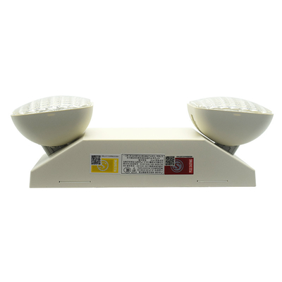 La droite en plastique a non illuminé la lumière jumelle 6W 6500K de tache de secours de LED
