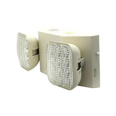 La droite en plastique a non illuminé la lumière jumelle 6W 6500K de tache de secours de LED