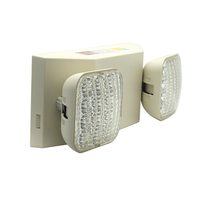 La droite en plastique a non illuminé la lumière jumelle 6W 6500K de tache de secours de LED