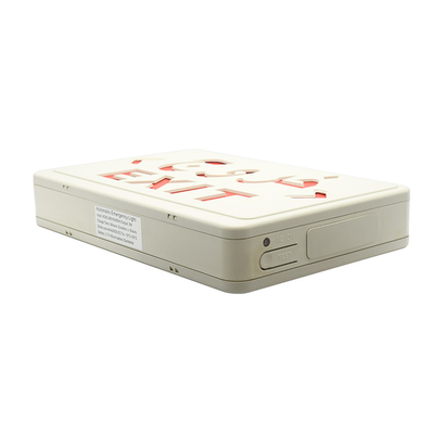 Lumière rouge de signe de sortie de secours du PC LED d'ABS AC220V 50Hz avec la batterie au lithium