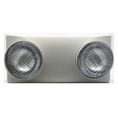 Lumières 6500K de secours d'Ion Battery Led Twin Spot de lithium 3 heures