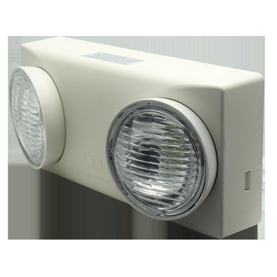 Lumières 6500K de secours d'Ion Battery Led Twin Spot de lithium 3 heures