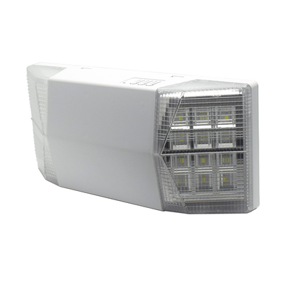 Lumière de tache de jumeau d'Ion Battery Emergency Light 600Lm 6500k LED de lithium d'AC85V