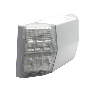 Lumière de tache de jumeau d'Ion Battery Emergency Light 600Lm 6500k LED de lithium d'AC85V
