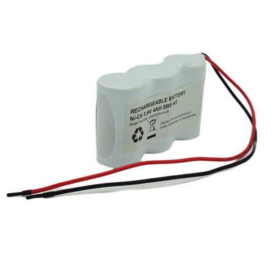 Batteries D4000mAh 3,6 V de lumière de sortie de secours de NiCD sûres côte à côte