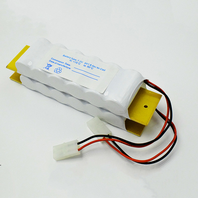 code 8507300090 de batterie cadmium-nickel de lumière de secours de 7.2V 1800mAh HS