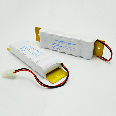 Batterie de Cd de Ni de lumière de secours de signe de sortie de SC1800mAh 7,2 V avec la plaque arrière