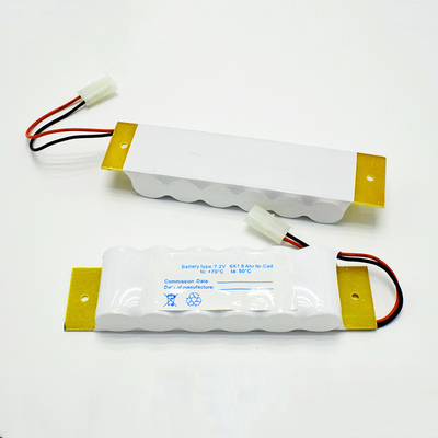 Batterie de Cd de Ni de lumière de secours de signe de sortie de SC1800mAh 7,2 V avec la plaque arrière