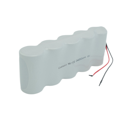 Piles NiCD de sortie d'urgence D4000mAh 6,0 V sûres côte à côte