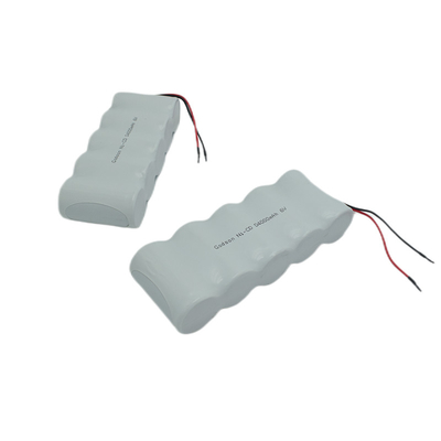 Piles NiCD de sortie d'urgence D4000mAh 6,0 V sûres côte à côte