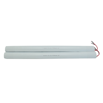 Piles de lumière d'urgence à LED OEM 6.0 Volt F7000mAh Nickel Cadmium