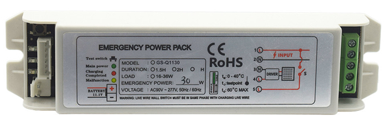 Ni - Cd éclairage d'urgence Power Pack GS-Q1130 Convertisseur 15-36W batterie d'urgence