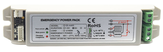 Max. 0,35A Power Pack d'urgence Maintenance de type GS-A405 Puissance d'urgence de 1 à 5 W