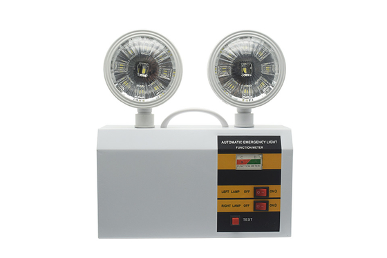 3 watts LED d'urgence double tête de sortie de lumière murale 3 heures de durée