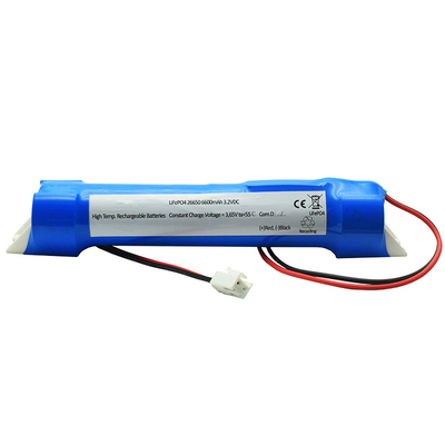26650 6600mAh 3,2 Volts type bâton LiFePO4 Batteries avec module monté sur le côté