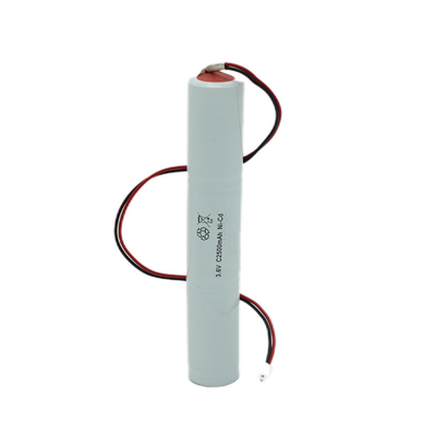 Éclairage d'urgence Cellule de nickel-cadmium scellée avec IEC 61951 3.6V C2500mAh