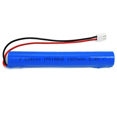 IFR 1600mAh 6.4 Volt 18650 LiFePO4 Piles de type bâton facile à installer