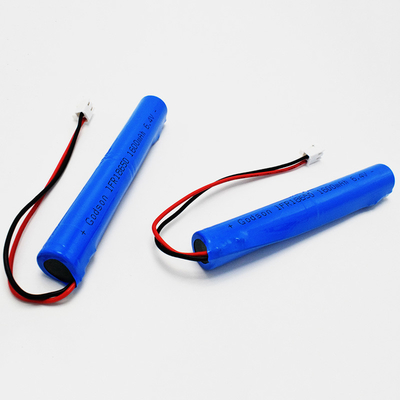 IFR 1600mAh 6.4 Volt 18650 LiFePO4 Piles de type bâton facile à installer