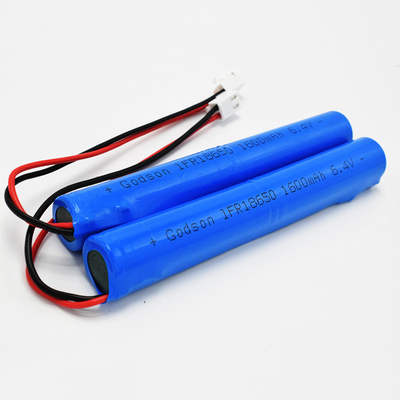 IFR 1600mAh 6.4 Volt 18650 LiFePO4 Piles de type bâton facile à installer