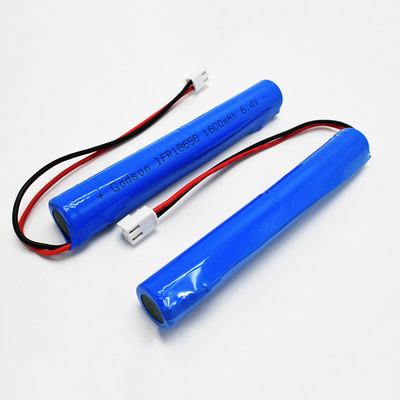 IFR 1600mAh 6.4 Volt 18650 LiFePO4 Piles de type bâton facile à installer