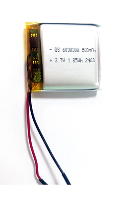 Polymère Li-ion 603030 500mAh 3,7V avec PCM