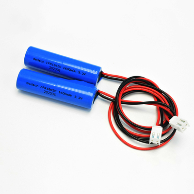 Éclairage d'urgence 1600mAh 3,2 Volt 18650 LiFePO4 Piles de type bâton
