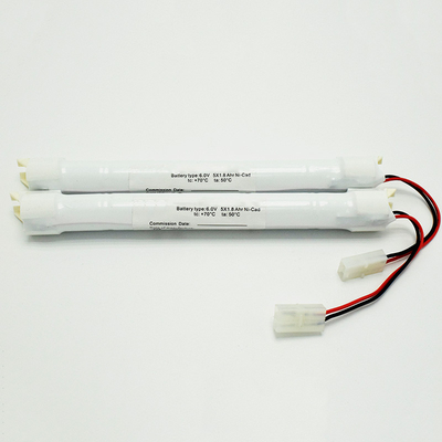 Batterie d'éclairage d'urgence Nicad avec une bonne sécurité SC1800mAh 6.0V