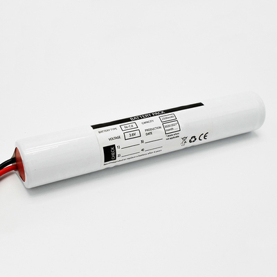 3.6V 2500mAh Ni-CD batterie pour l' éclairage d' urgence avec un coût élevé