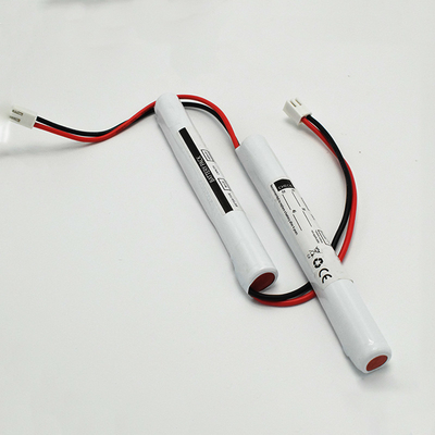 Ni Cd AA600mah 3,6 Volt sortie de lumière batteries type Stick avec une bonne sécurité